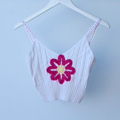 Fuchsia flower top