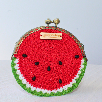 Watermelon collection purse