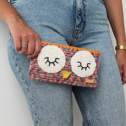 Owl face toiletry bag