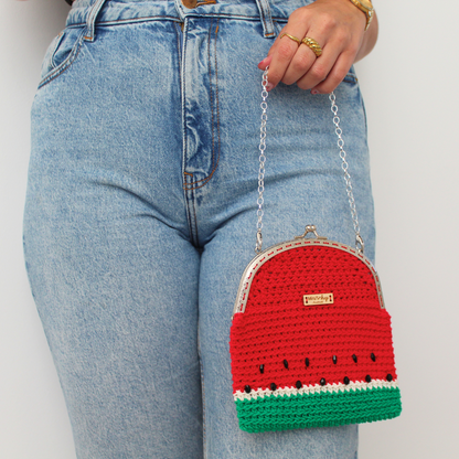 Watermelon collection hand clutch