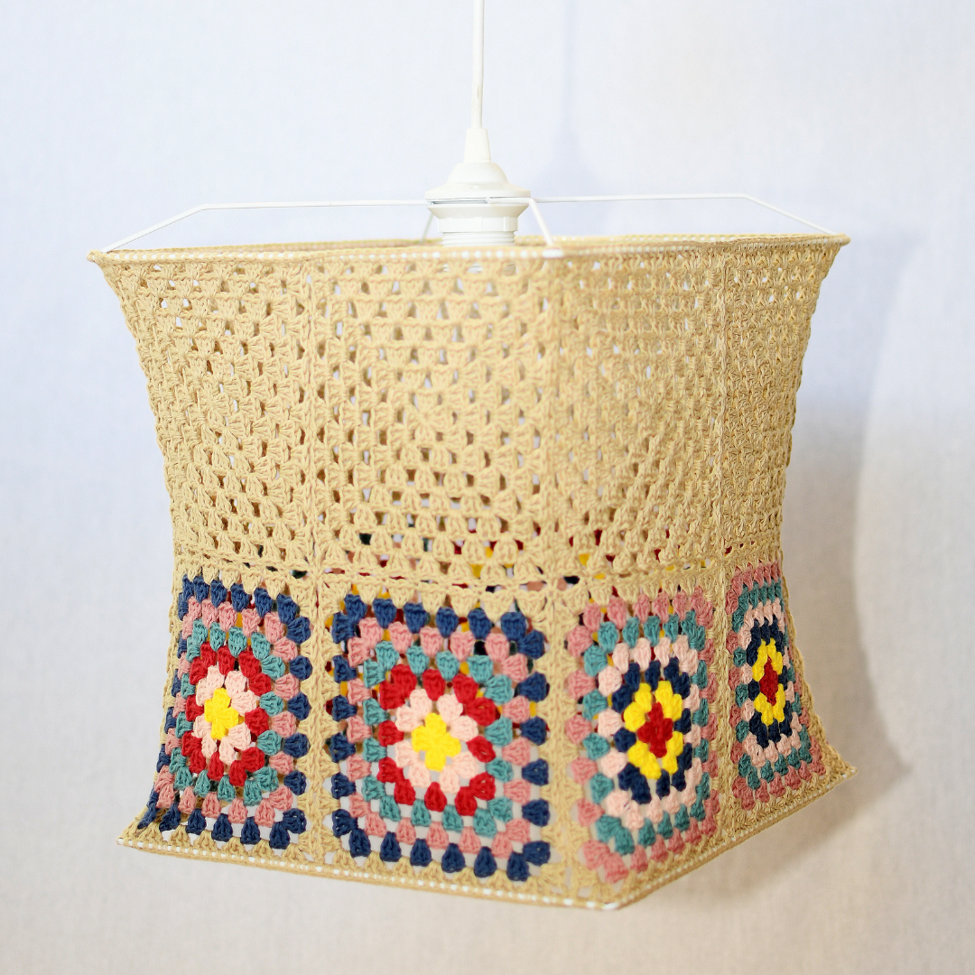 Crochet lamp