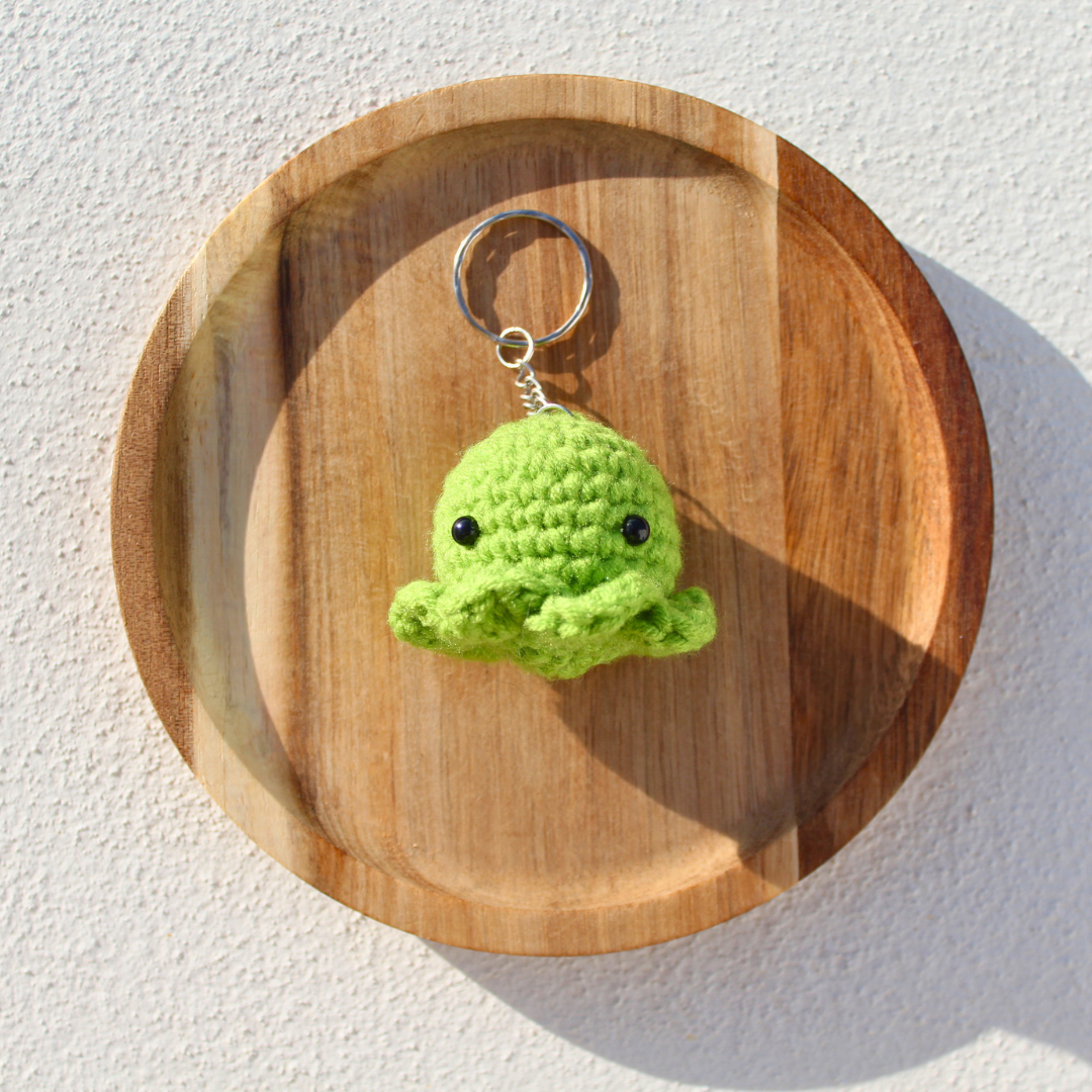 jellyfish keychain