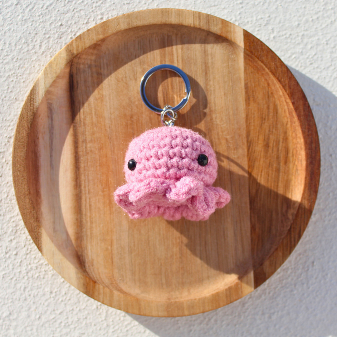 jellyfish keychain