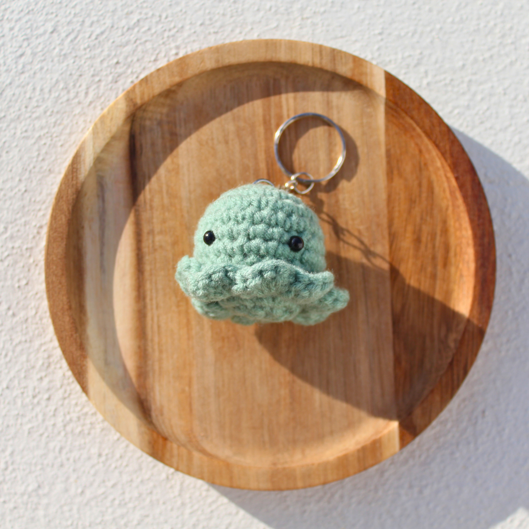 jellyfish keychain