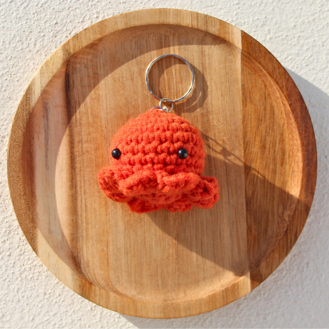 jellyfish keychain