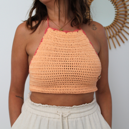 Crop top crochet